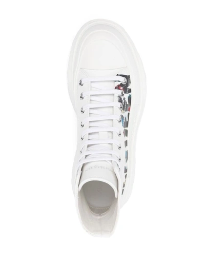 Shop Alexander Mcqueen Slick Tread Sneaker In White
