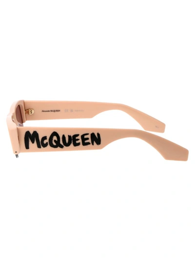 Shop Alexander Mcqueen Sunglasses In 003 Pink Pink Pink
