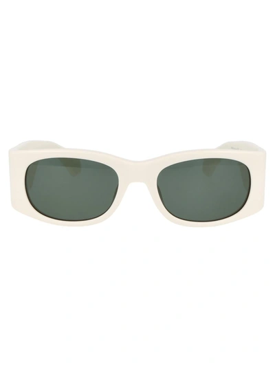 Shop Ambush Sunglasses In 0457 Ivory Green
