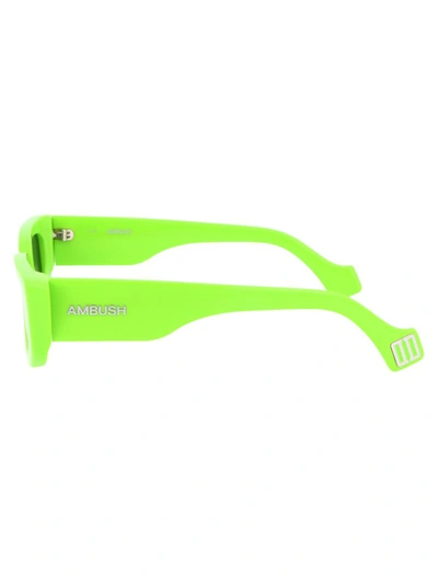 Ambush Nova Sunglasses In 7057 Green Fluo Green