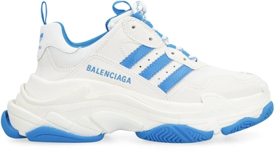Shop Balenciaga X Adidas - Triple S Sneakers In White