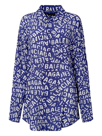 Shop Balenciaga Shirt Clothing In Blue