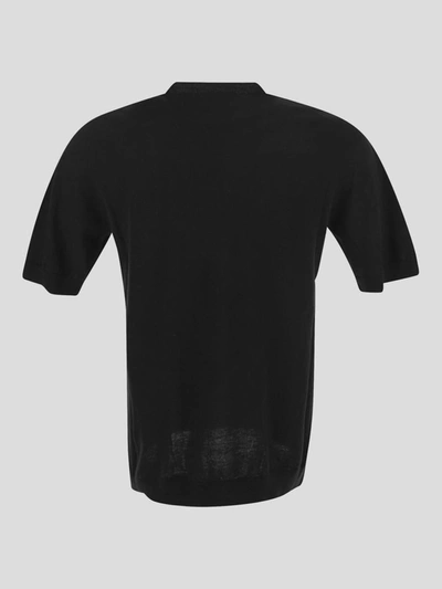 Shop Ballantyne T-shirts And Polos In Black