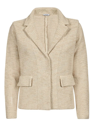 Shop Base Cotton Jacket In Beige