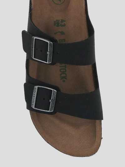 Shop Birkenstock Sandals In <p> Slides In Black Birkoflor