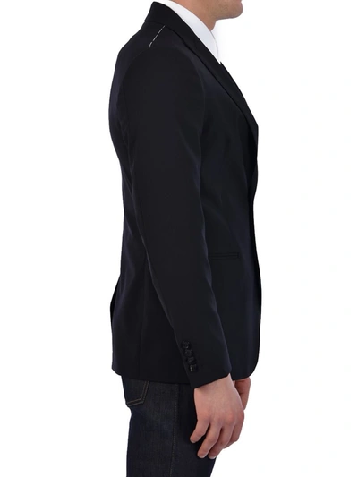Tonello Black Wool Jacket In Black