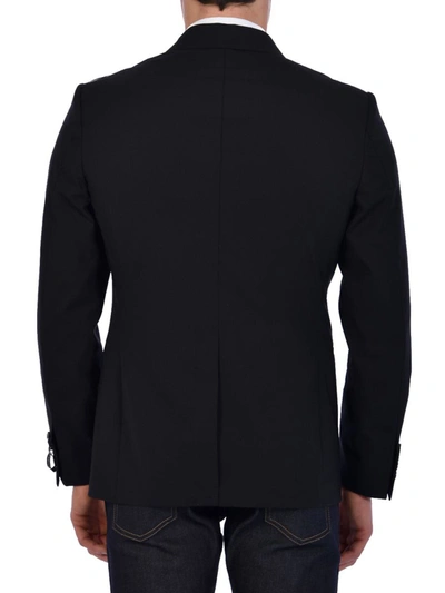 Tonello Black Wool Jacket In Black