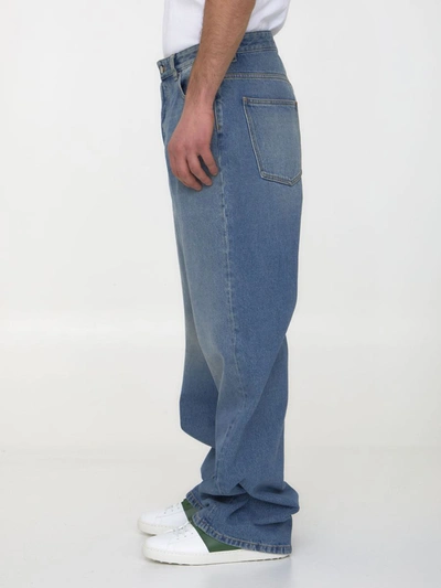 Shop Valentino Blue Denim Jeans
