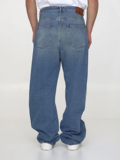 Shop Valentino Blue Denim Jeans