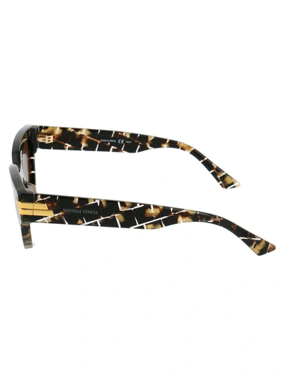 Bottega Veneta Angle Cat-eye Sunglasses In 003 Havana Havana Brown