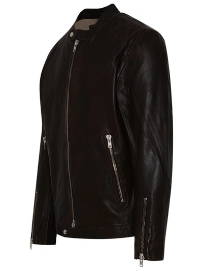 Shop Bully Brown Leather Jacket