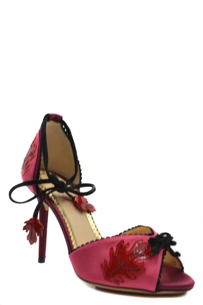 Shop Charlotte Olympia Sandals In Pink