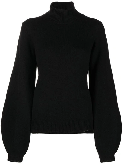 Shop Chloé Cashmere Turtle-neck Jumper In Black