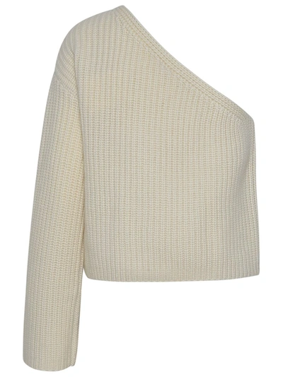 Shop Lisa Yang Cream Cotton Margit Sweater In White