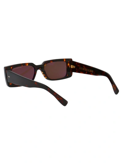 Shop Cutler And Gross Cutler & Gross Sunglasses In Sticky Toffee