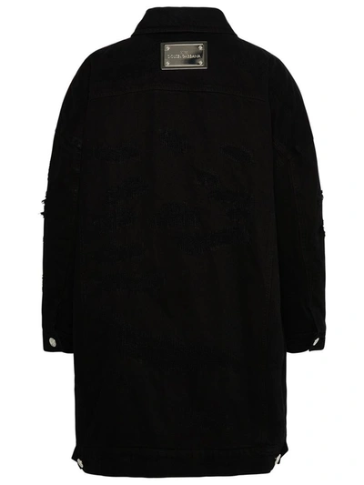 Shop Dolce & Gabbana Black Cotton Jacket