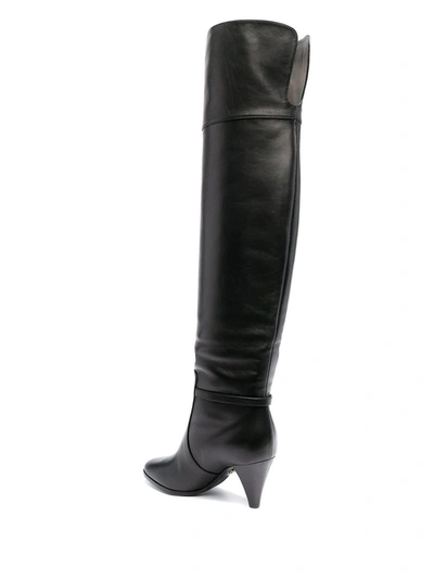 Shop Dolce & Gabbana Cruise Leather Boots In Black