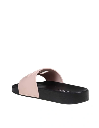 Dolce & Gabbana 20mm Saint Barth Rubber Slides In Pink