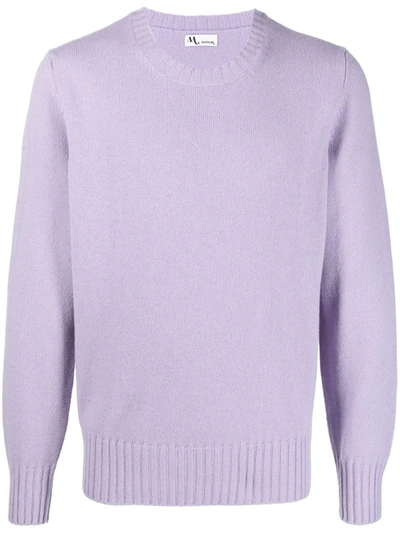 Shop Doppiaa Crewneck Sweater In Lilac