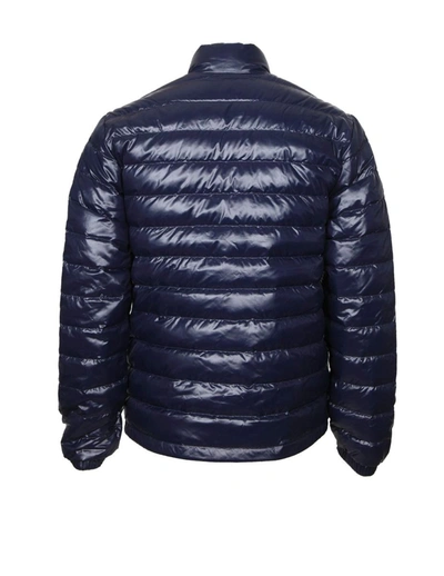 Shop Duvetica Shiny Nylon Down Jacket In Blue