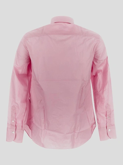 Shop Finamore Shirts In Pink