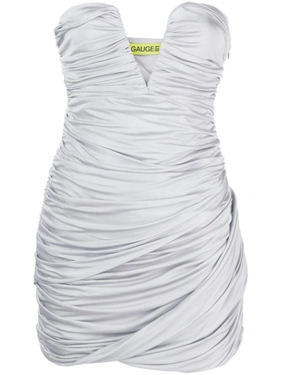 Shop Gauge81 Talsi Dress In Silver