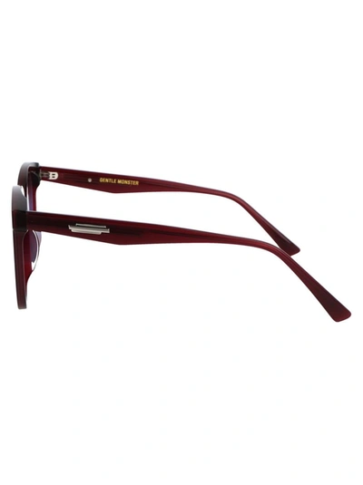 Shop Gentle Monster Sunglasses In Rc3 Red Clear Red Gradient
