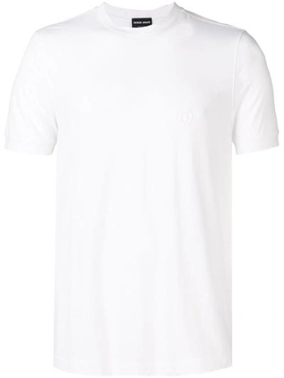 Shop Giorgio Armani T-shirt Clothing In White