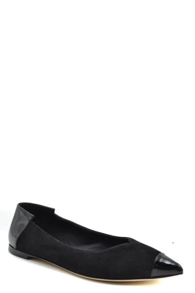 Shop Giuseppe Zanotti Ballet Flats In Black