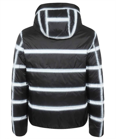 Shop Givenchy Hooded Puffer Jacket In Black