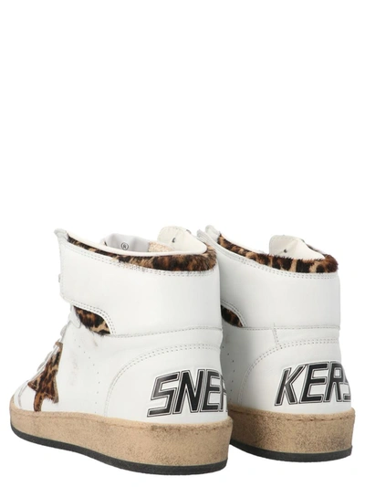 Shop Golden Goose 'sky Star' Sneakers In White