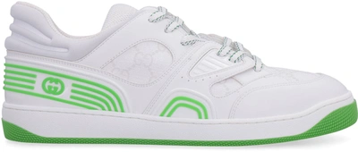 Shop Gucci Basket Low-top Sneakers In White