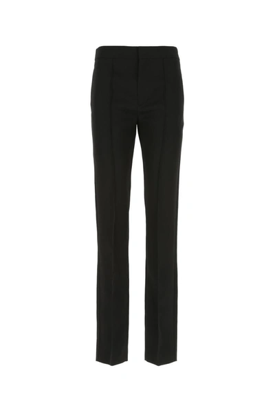 Isabel Marant Liolirok High Waist Trousers In 01bk