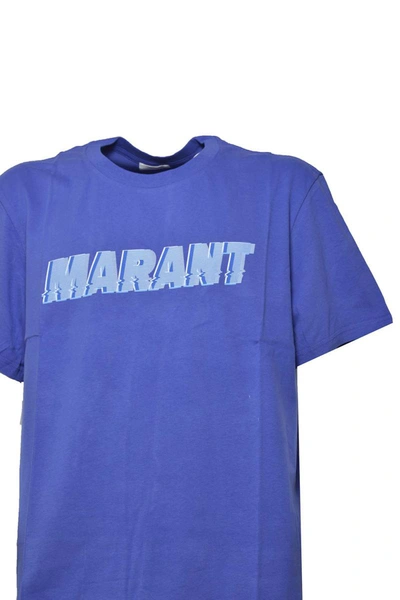 Shop Isabel Marant T-shirts And Polos In Blu Elettrico