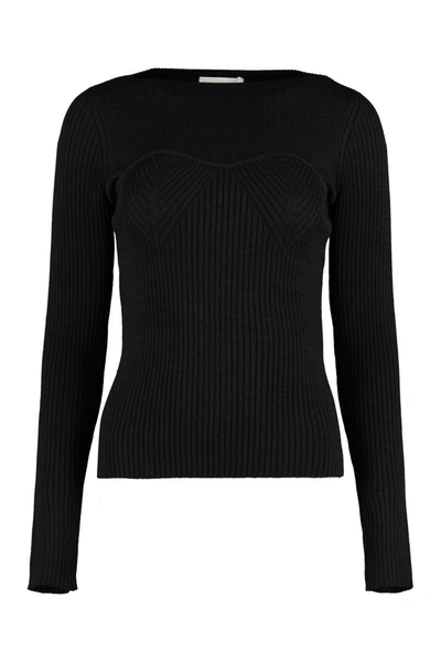 Shop Isabel Marant Zilyae Merino Wool Sweater In Black
