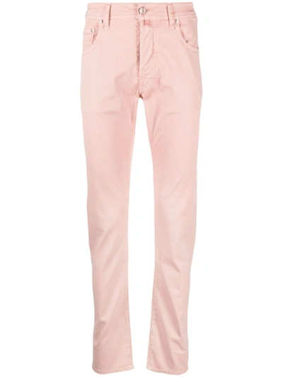 Shop Jacob Cohen Bard Slim Fit Denim Jeans In Pink