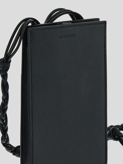 Shop Jil Sander I-tech In <p> Phone Case In Black Calf Leather