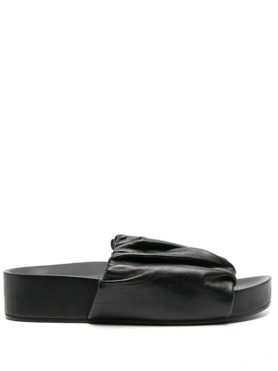 Shop Jil Sander Sandals Shoes In Black