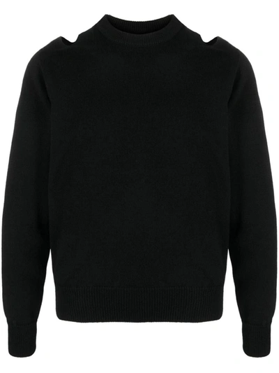 Shop Jil Sander Sweater With Logo In Black