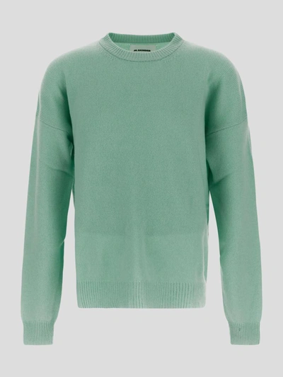 Shop Jil Sander Sweatshirt In Green