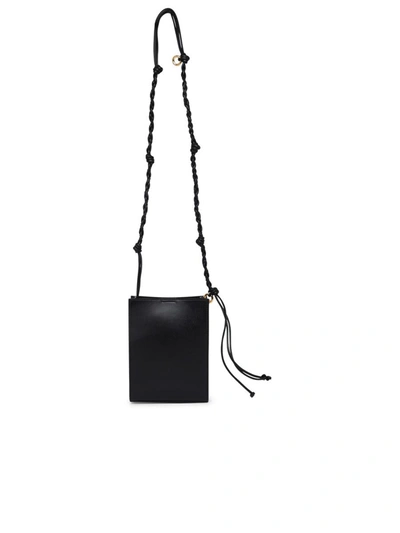 Shop Jil Sander Tangle Ring Crossbody Bag In Black