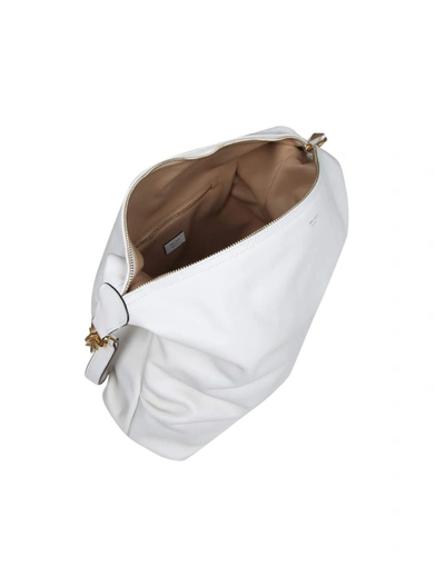 Shop Jimmy Choo Hobo Bag In Soft Leather In Latte/gold