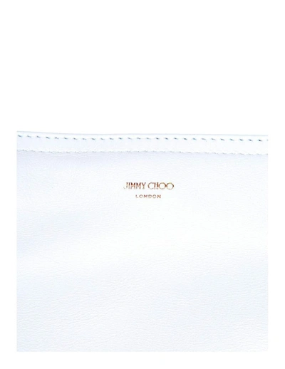 Shop Jimmy Choo Hobo Bag In Soft Leather In Latte/gold