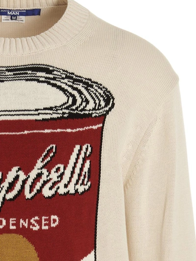 Shop Junya Watanabe 'soup Andy Warhol' Sweater In Beige