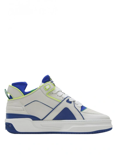 Shop Just Don Jd2 Mid Basketball Sneakers In White