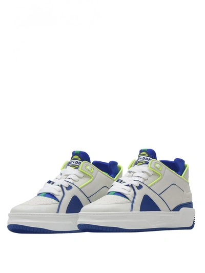 Shop Just Don Jd2 Mid Basketball Sneakers In White