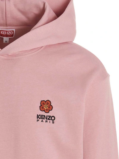 Shop Kenzo 'boke Flower' Hoodie In Pink