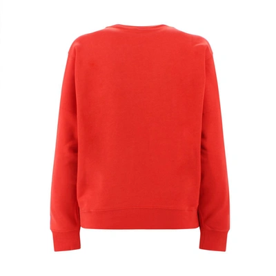 Shop Kenzo Embroidered Tiger Sweatshirt In Red