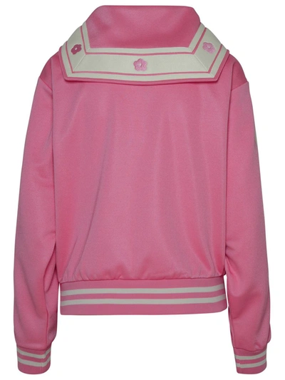 Shop Kenzo Rose Polyester Blend Sweatshirt In Pink
