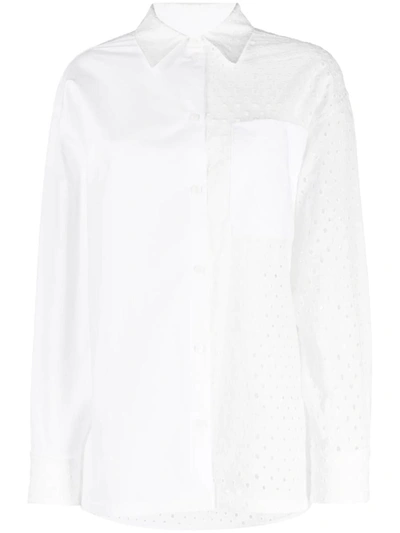 Shop Kenzo Shirts In Blanc